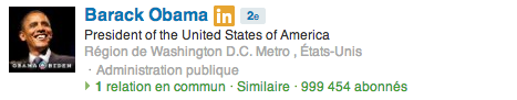 Exemple de carte de visite de votre profil Linkedin